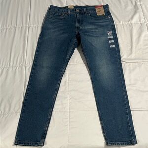 Levi's Men's Slim Jeans in Dark Blue Wash